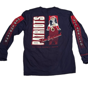 Throwback NFL, New England Patriots, long sleeve T-shirt